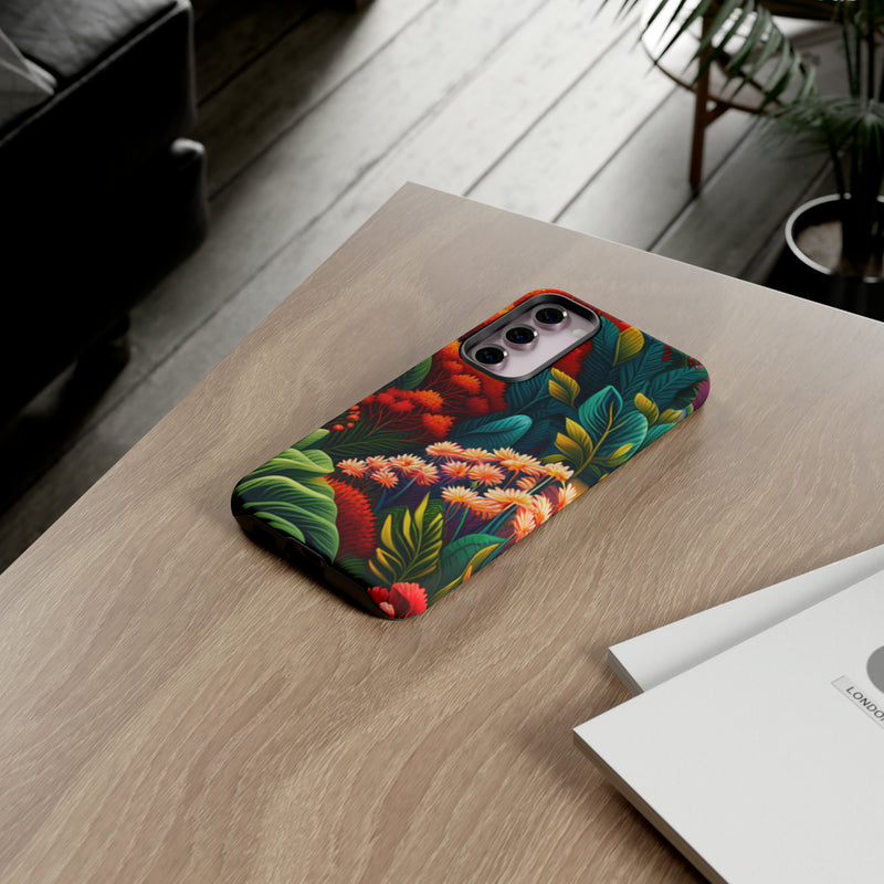 Vibrant Floresta Tough Cases For  All iPhone 15, 14, 13, 12, 11, X, 8 , Google Pixel 7, 6, 5, Samsung Galaxy 23, 22, 21, 20, 10