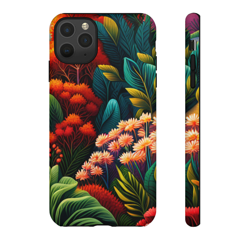 Vibrant Floresta Tough Cases For  All iPhone 15, 14, 13, 12, 11, X, 8 , Google Pixel 7, 6, 5, Samsung Galaxy 23, 22, 21, 20, 10