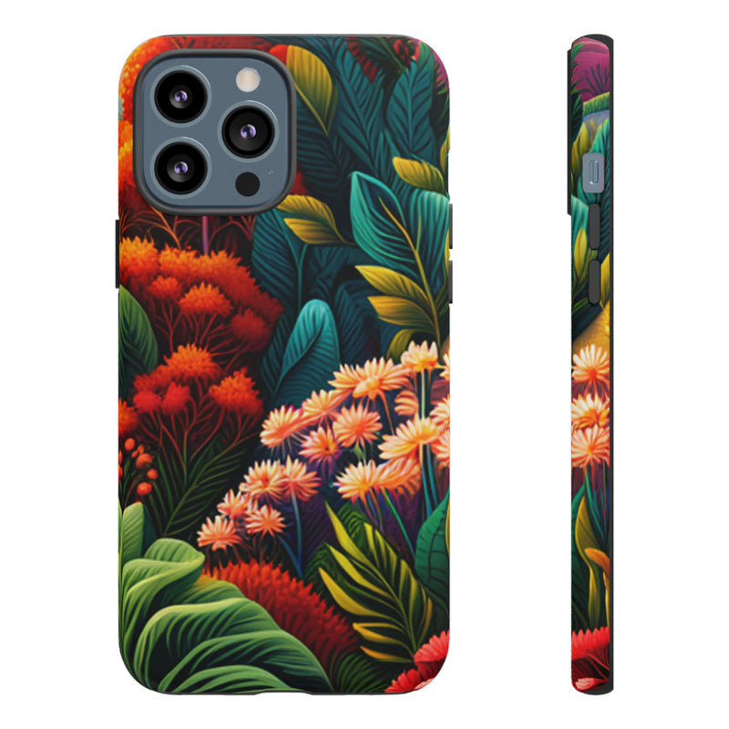 Vibrant Floresta Tough Cases For  All iPhone 15, 14, 13, 12, 11, X, 8 , Google Pixel 7, 6, 5, Samsung Galaxy 23, 22, 21, 20, 10