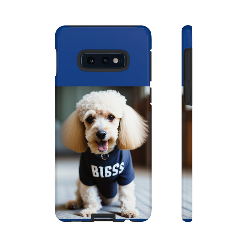 Bigss In Blue Tough Cases. All iPhone 15, 14, 13, 12, 11, X, 8 , Google Pixel 7, 6, 5, Samsung Galaxy 23, 22, 21, 20, 10