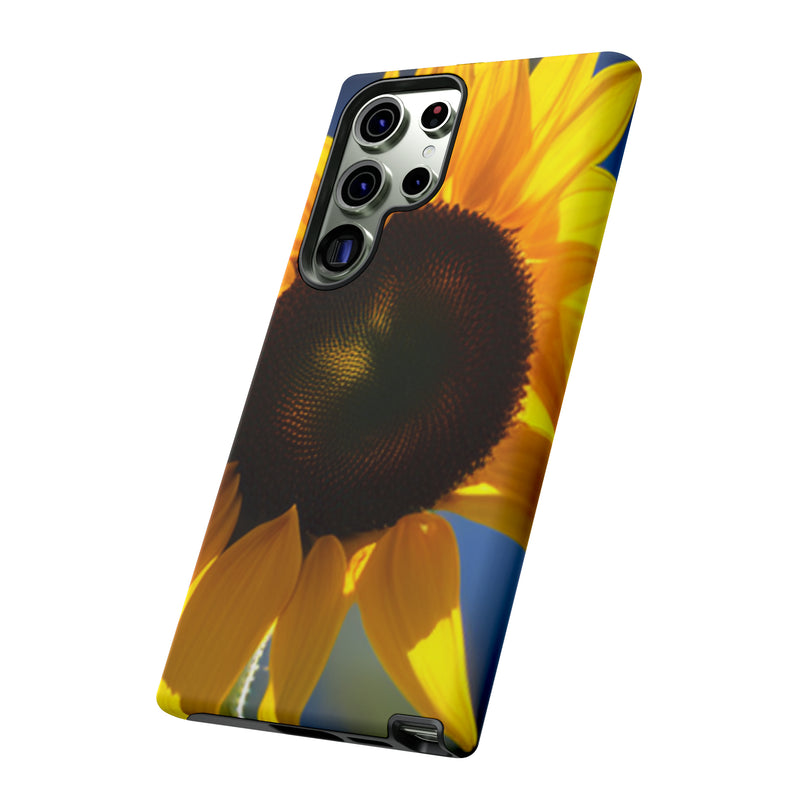 Sunflower Tough Cases  All iPhone 15, 14, 13, 12, 11, X, 8 , Google Pixel 7, 6, 5, Samsung Galaxy 23, 22, 21, 20, 10