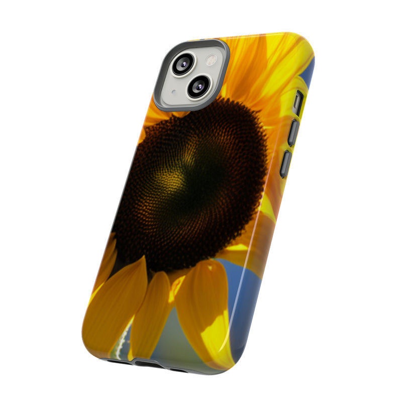 Sunflower Tough Cases  All iPhone 15, 14, 13, 12, 11, X, 8 , Google Pixel 7, 6, 5, Samsung Galaxy 23, 22, 21, 20, 10