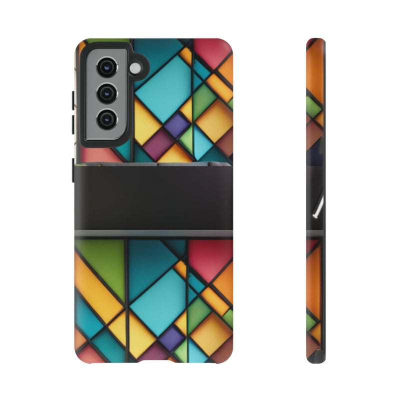 Geometric Patterns Tough Cases  All iPhone 15, 14, 13, 12, 11, X, 8 , Google Pixel 7, 6, 5, Samsung Galaxy 23, 22, 21, 20, 10