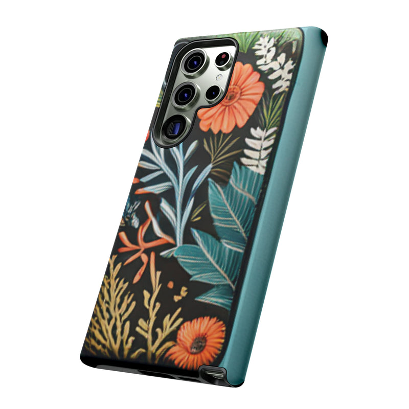 Wild Flowers Tough Cases All iPhone 15, 14, 13, 12, 11, X, 8 , Google Pixel 7, 6, 5, Samsung Galaxy 23, 22, 21, 20, 10