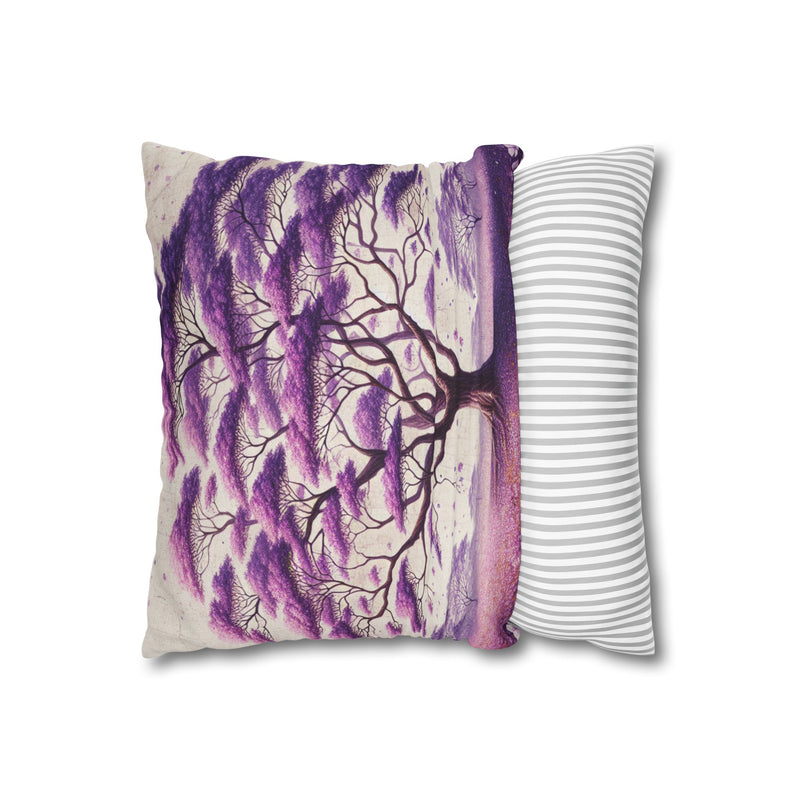 Spun Polyester Square Pillowcase