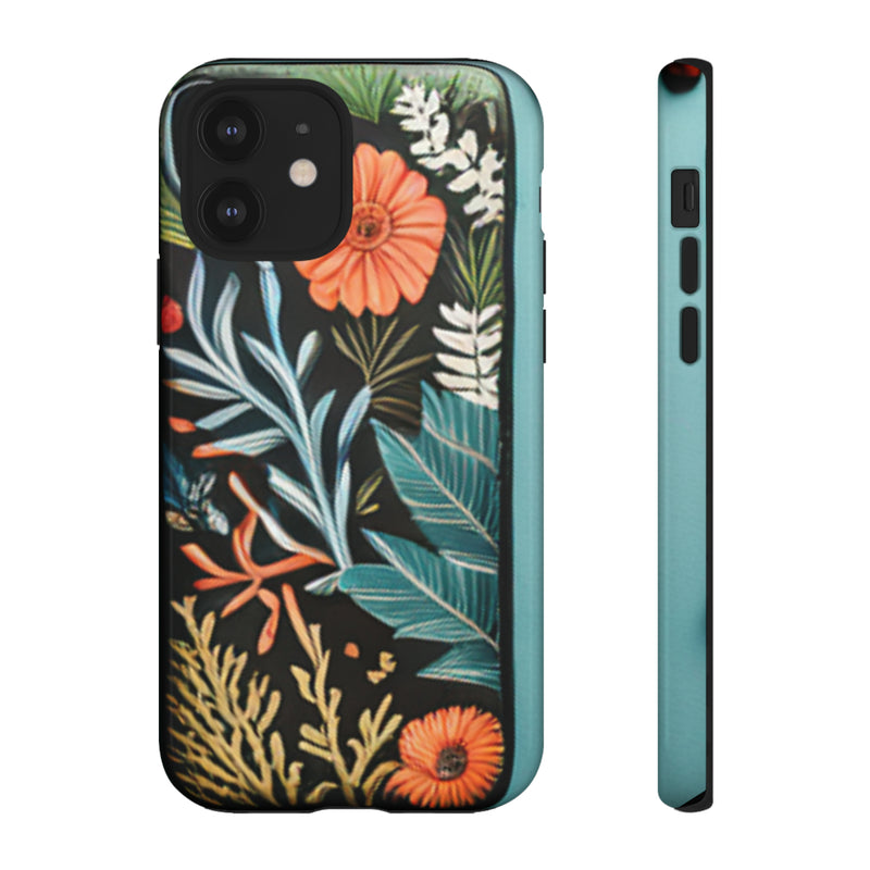 Wild Flowers Tough Cases All iPhone 15, 14, 13, 12, 11, X, 8 , Google Pixel 7, 6, 5, Samsung Galaxy 23, 22, 21, 20, 10