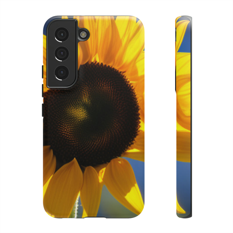 Sunflower Tough Cases  All iPhone 15, 14, 13, 12, 11, X, 8 , Google Pixel 7, 6, 5, Samsung Galaxy 23, 22, 21, 20, 10