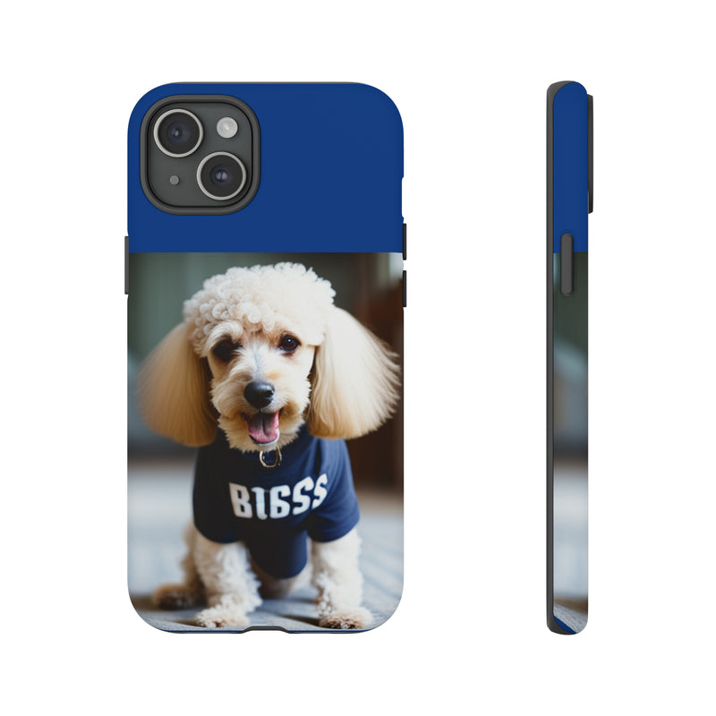 Bigss In Blue Tough Cases. All iPhone 15, 14, 13, 12, 11, X, 8 , Google Pixel 7, 6, 5, Samsung Galaxy 23, 22, 21, 20, 10