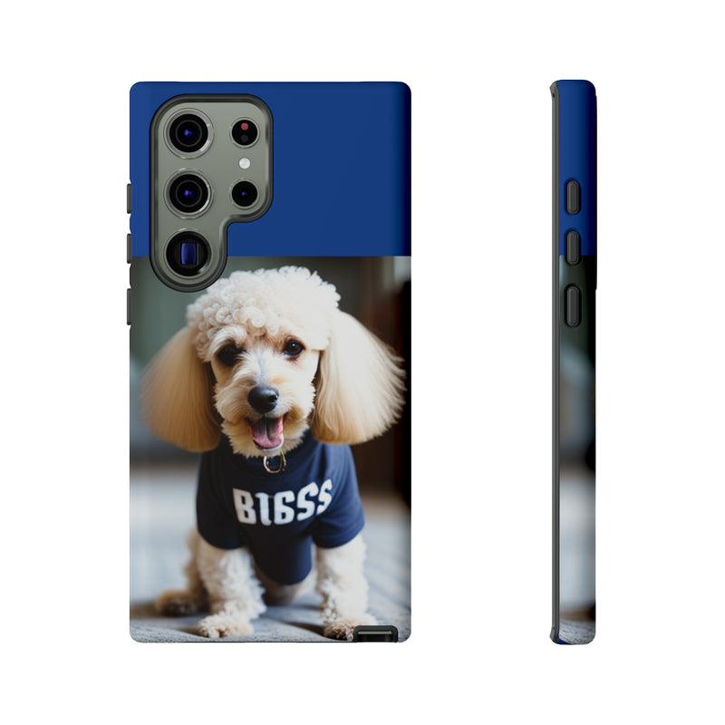 Bigss In Blue Tough Cases. All iPhone 15, 14, 13, 12, 11, X, 8 , Google Pixel 7, 6, 5, Samsung Galaxy 23, 22, 21, 20, 10