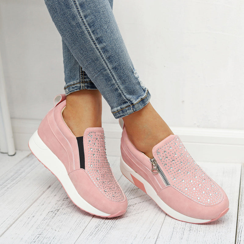 Women Shoes Stylish Shoes Women Sneakers Female Knitted Vulcanized Shoes Women Ankle Flats