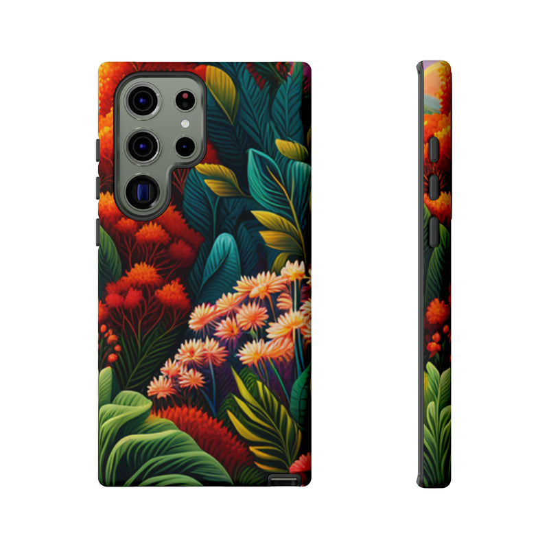 Vibrant Floresta Tough Cases For  All iPhone 15, 14, 13, 12, 11, X, 8 , Google Pixel 7, 6, 5, Samsung Galaxy 23, 22, 21, 20, 10