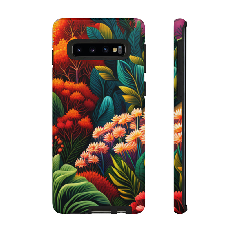 Vibrant Floresta Tough Cases For  All iPhone 15, 14, 13, 12, 11, X, 8 , Google Pixel 7, 6, 5, Samsung Galaxy 23, 22, 21, 20, 10