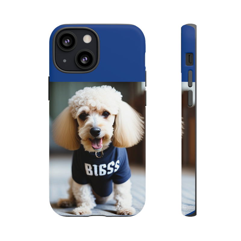 Bigss In Blue Tough Cases. All iPhone 15, 14, 13, 12, 11, X, 8 , Google Pixel 7, 6, 5, Samsung Galaxy 23, 22, 21, 20, 10