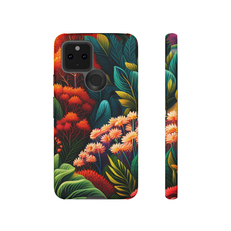 Vibrant Floresta Tough Cases For  All iPhone 15, 14, 13, 12, 11, X, 8 , Google Pixel 7, 6, 5, Samsung Galaxy 23, 22, 21, 20, 10