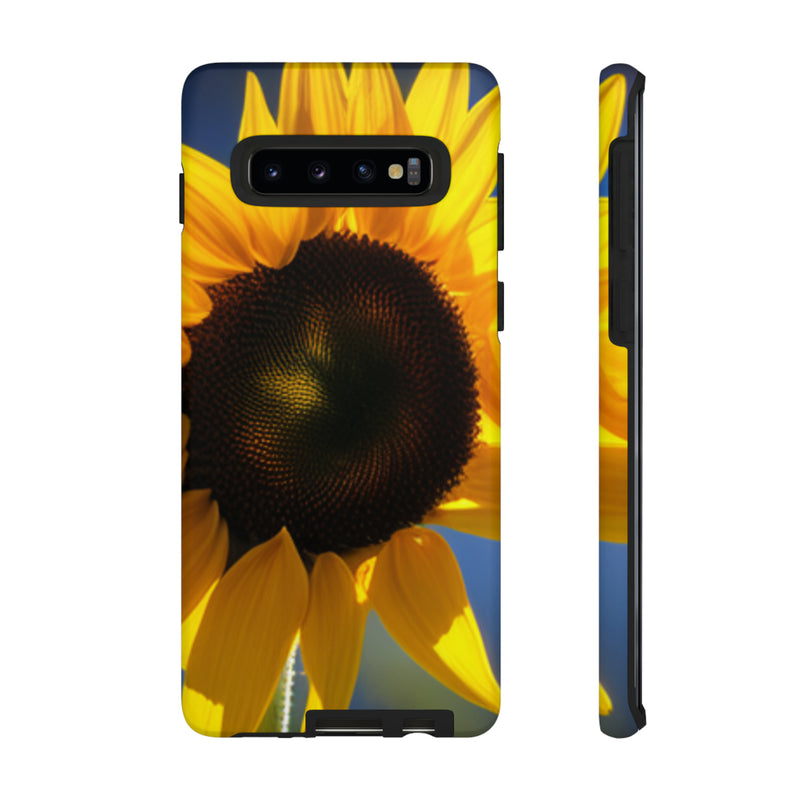 Sunflower Tough Cases  All iPhone 15, 14, 13, 12, 11, X, 8 , Google Pixel 7, 6, 5, Samsung Galaxy 23, 22, 21, 20, 10