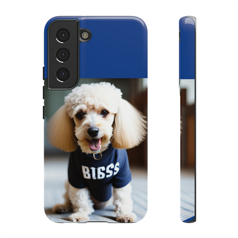 Bigss In Blue Tough Cases. All iPhone 15, 14, 13, 12, 11, X, 8 , Google Pixel 7, 6, 5, Samsung Galaxy 23, 22, 21, 20, 10