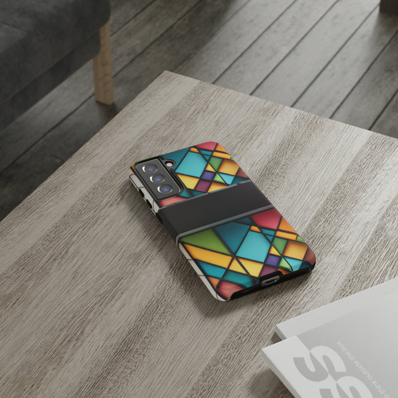 Geometric Patterns Tough Cases  All iPhone 15, 14, 13, 12, 11, X, 8 , Google Pixel 7, 6, 5, Samsung Galaxy 23, 22, 21, 20, 10