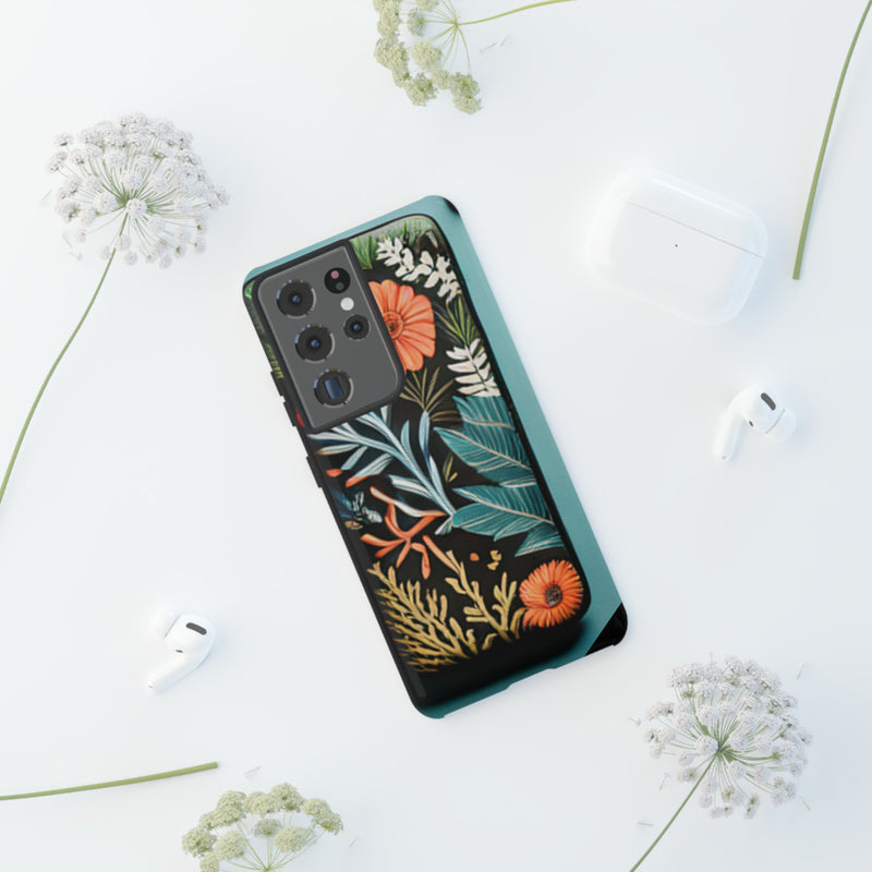 Wild Flowers Tough Cases All iPhone 15, 14, 13, 12, 11, X, 8 , Google Pixel 7, 6, 5, Samsung Galaxy 23, 22, 21, 20, 10