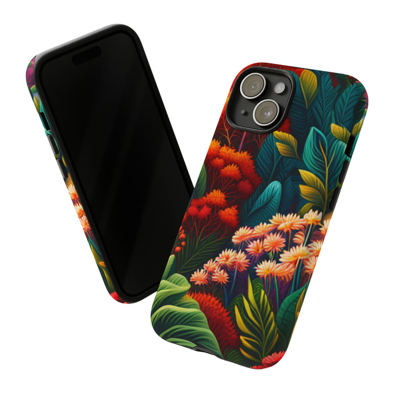 Vibrant Floresta Tough Cases For  All iPhone 15, 14, 13, 12, 11, X, 8 , Google Pixel 7, 6, 5, Samsung Galaxy 23, 22, 21, 20, 10