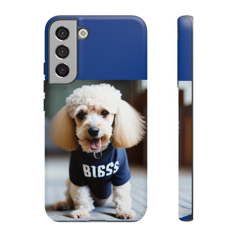 Bigss In Blue Tough Cases. All iPhone 15, 14, 13, 12, 11, X, 8 , Google Pixel 7, 6, 5, Samsung Galaxy 23, 22, 21, 20, 10