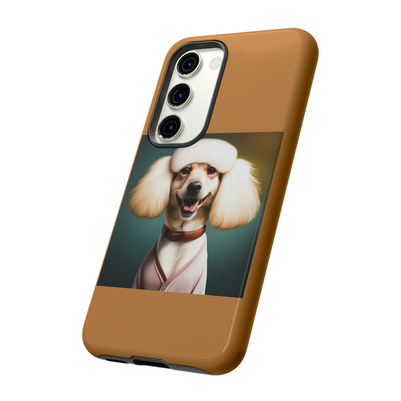 A Lady Poodle Tough Cases. All iPhone 15, 14, 13, 12, 11, X, 8 , Google Pixel 7, 6, 5, Samsung Galaxy 23, 22, 21, 20, 10