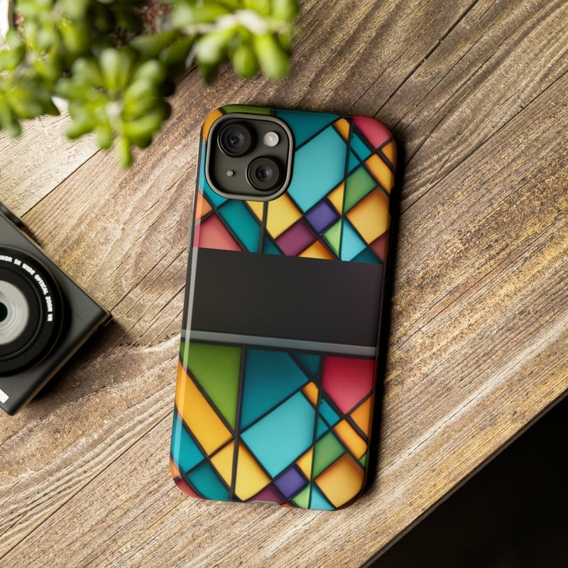 Geometric Patterns Tough Cases  All iPhone 15, 14, 13, 12, 11, X, 8 , Google Pixel 7, 6, 5, Samsung Galaxy 23, 22, 21, 20, 10