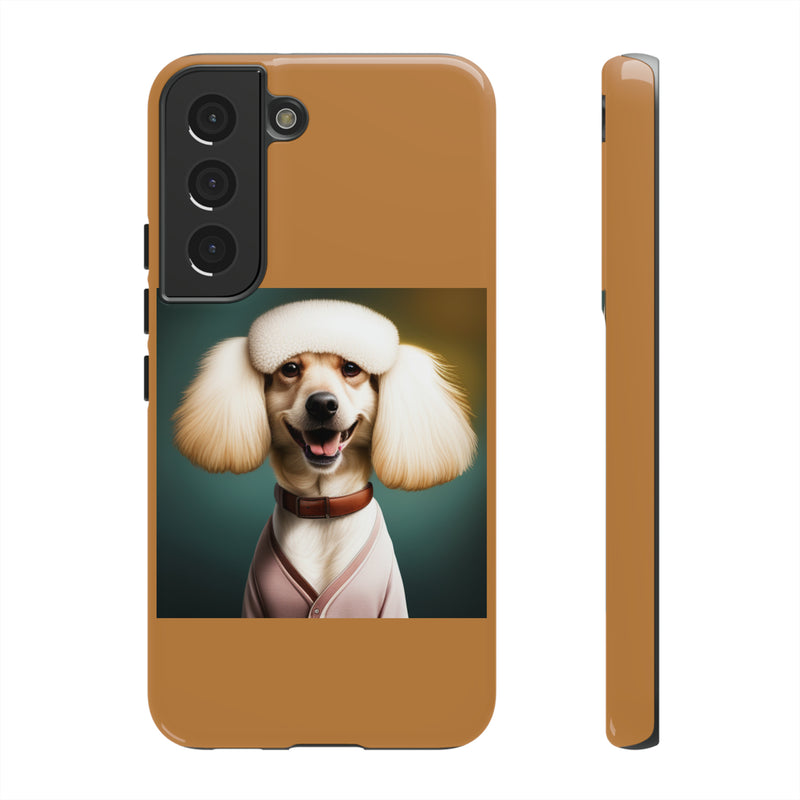 A Lady Poodle Tough Cases. All iPhone 15, 14, 13, 12, 11, X, 8 , Google Pixel 7, 6, 5, Samsung Galaxy 23, 22, 21, 20, 10