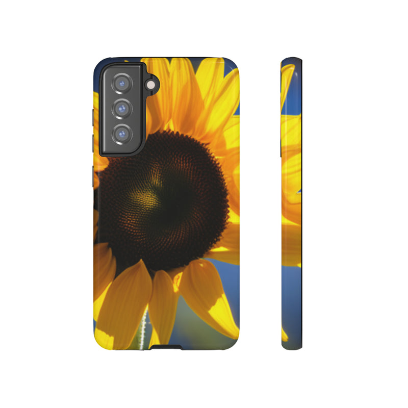 Sunflower Tough Cases  All iPhone 15, 14, 13, 12, 11, X, 8 , Google Pixel 7, 6, 5, Samsung Galaxy 23, 22, 21, 20, 10