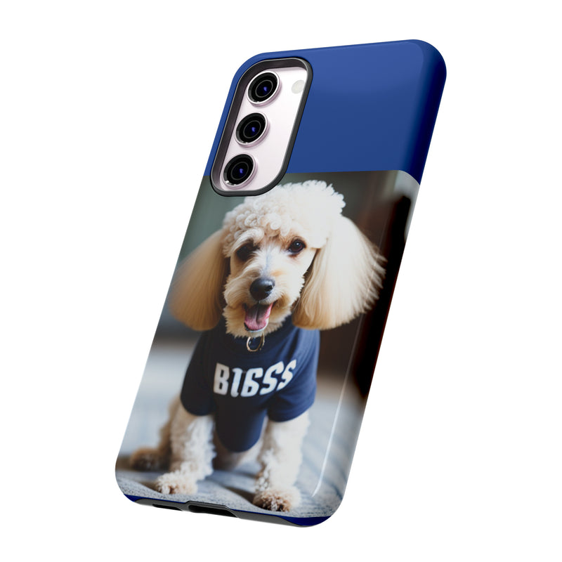 Bigss In Blue Tough Cases. All iPhone 15, 14, 13, 12, 11, X, 8 , Google Pixel 7, 6, 5, Samsung Galaxy 23, 22, 21, 20, 10