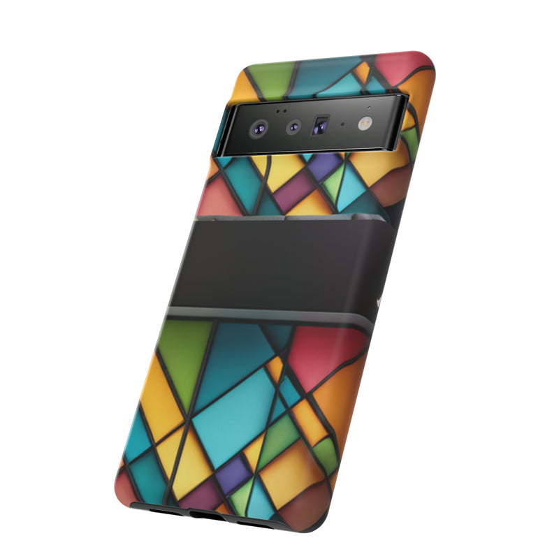 Geometric Patterns Tough Cases  All iPhone 15, 14, 13, 12, 11, X, 8 , Google Pixel 7, 6, 5, Samsung Galaxy 23, 22, 21, 20, 10