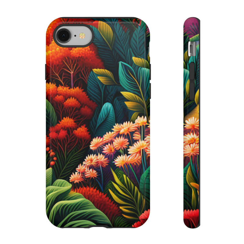 Vibrant Floresta Tough Cases For  All iPhone 15, 14, 13, 12, 11, X, 8 , Google Pixel 7, 6, 5, Samsung Galaxy 23, 22, 21, 20, 10