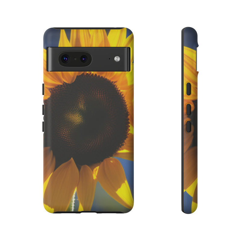 Sunflower Tough Cases  All iPhone 15, 14, 13, 12, 11, X, 8 , Google Pixel 7, 6, 5, Samsung Galaxy 23, 22, 21, 20, 10