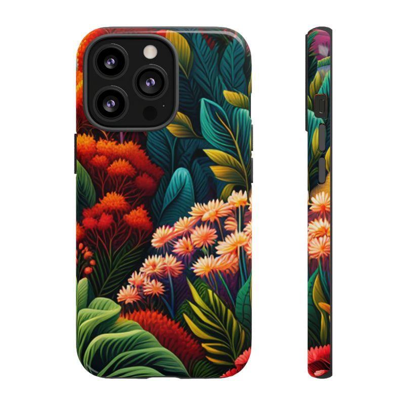 Vibrant Floresta Tough Cases For  All iPhone 15, 14, 13, 12, 11, X, 8 , Google Pixel 7, 6, 5, Samsung Galaxy 23, 22, 21, 20, 10