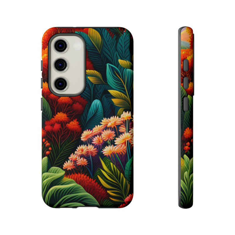 Vibrant Floresta Tough Cases For  All iPhone 15, 14, 13, 12, 11, X, 8 , Google Pixel 7, 6, 5, Samsung Galaxy 23, 22, 21, 20, 10