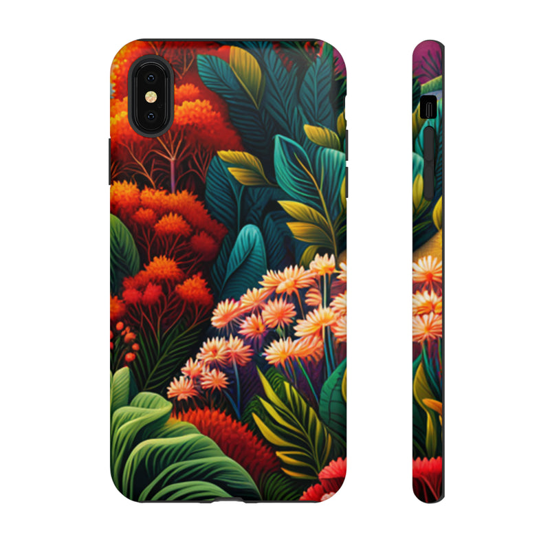 Vibrant Floresta Tough Cases For  All iPhone 15, 14, 13, 12, 11, X, 8 , Google Pixel 7, 6, 5, Samsung Galaxy 23, 22, 21, 20, 10