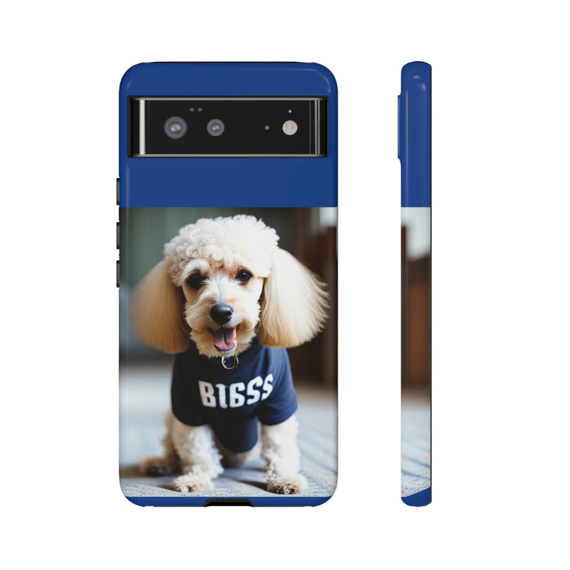 Bigss In Blue Tough Cases. All iPhone 15, 14, 13, 12, 11, X, 8 , Google Pixel 7, 6, 5, Samsung Galaxy 23, 22, 21, 20, 10