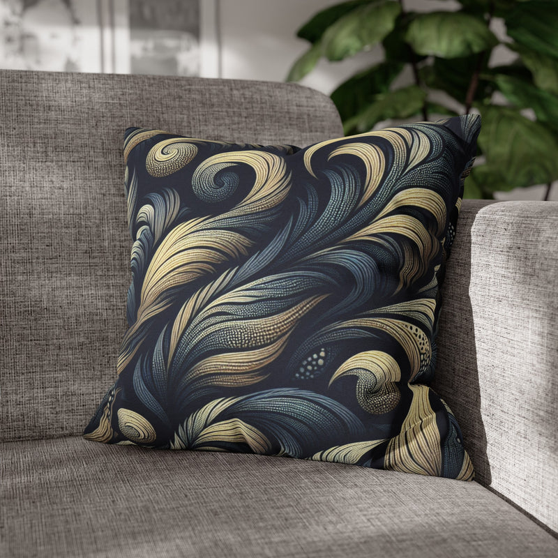 Spun Polyester Square Pillowcase