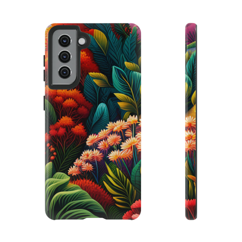 Vibrant Floresta Tough Cases For  All iPhone 15, 14, 13, 12, 11, X, 8 , Google Pixel 7, 6, 5, Samsung Galaxy 23, 22, 21, 20, 10