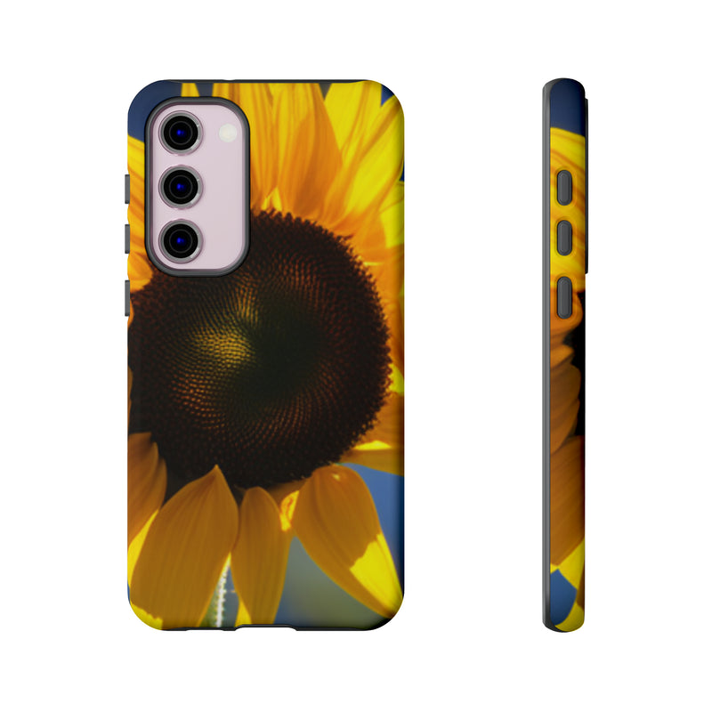 Sunflower Tough Cases  All iPhone 15, 14, 13, 12, 11, X, 8 , Google Pixel 7, 6, 5, Samsung Galaxy 23, 22, 21, 20, 10