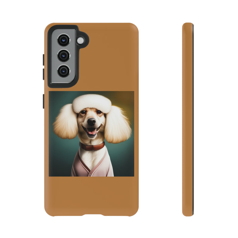 A Lady Poodle Tough Cases. All iPhone 15, 14, 13, 12, 11, X, 8 , Google Pixel 7, 6, 5, Samsung Galaxy 23, 22, 21, 20, 10