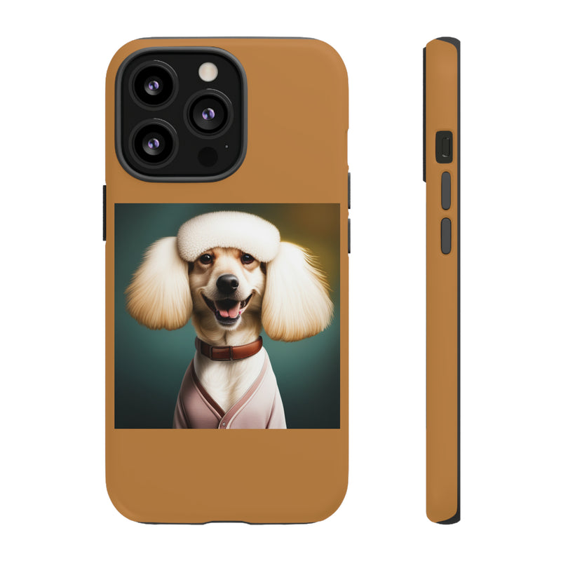 A Lady Poodle Tough Cases. All iPhone 15, 14, 13, 12, 11, X, 8 , Google Pixel 7, 6, 5, Samsung Galaxy 23, 22, 21, 20, 10