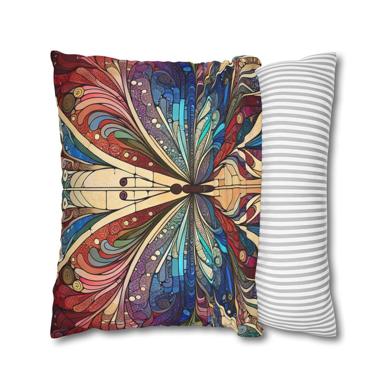 Spun Polyester Square Pillowcase