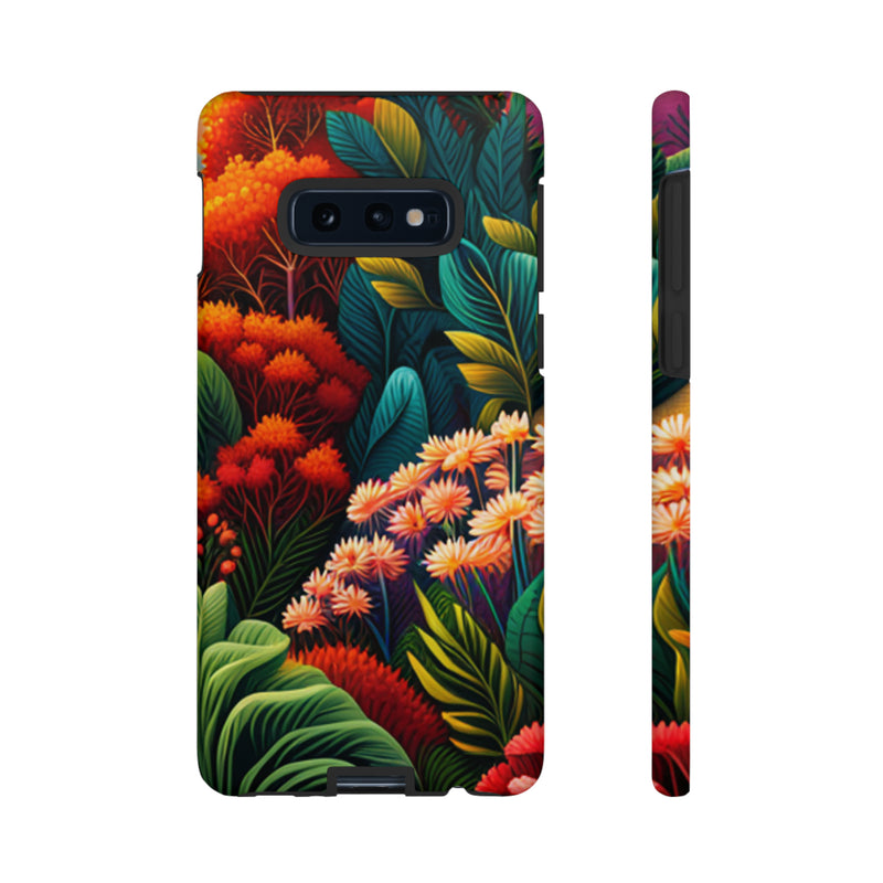 Vibrant Floresta Tough Cases For  All iPhone 15, 14, 13, 12, 11, X, 8 , Google Pixel 7, 6, 5, Samsung Galaxy 23, 22, 21, 20, 10