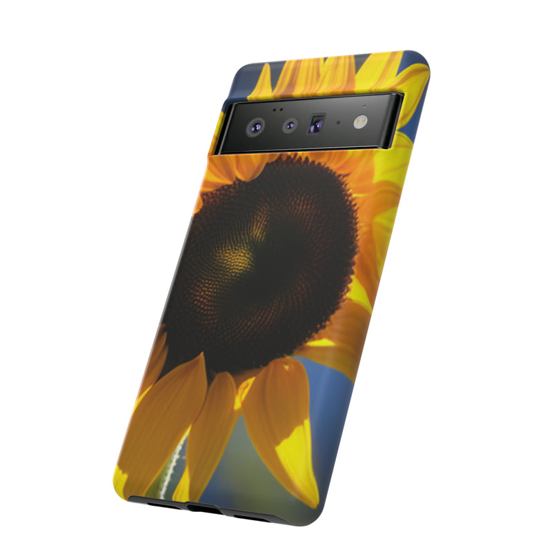 Sunflower Tough Cases  All iPhone 15, 14, 13, 12, 11, X, 8 , Google Pixel 7, 6, 5, Samsung Galaxy 23, 22, 21, 20, 10