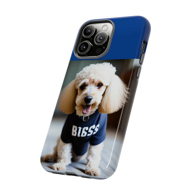 Bigss In Blue Tough Cases. All iPhone 15, 14, 13, 12, 11, X, 8 , Google Pixel 7, 6, 5, Samsung Galaxy 23, 22, 21, 20, 10