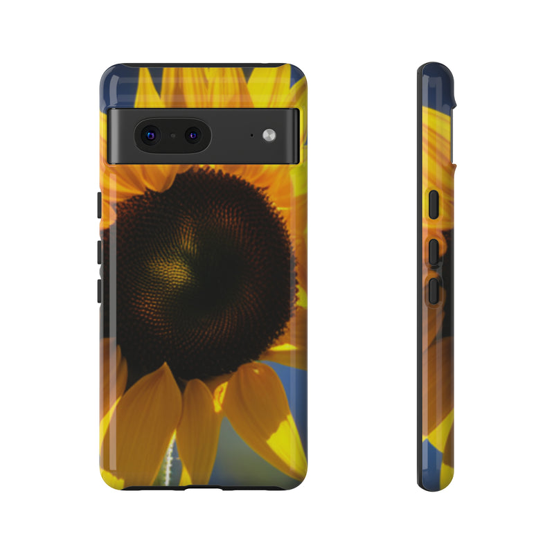 Sunflower Tough Cases  All iPhone 15, 14, 13, 12, 11, X, 8 , Google Pixel 7, 6, 5, Samsung Galaxy 23, 22, 21, 20, 10