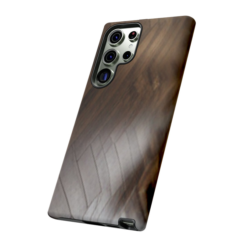 Shine Brown Floor Tough Cases. All iPhone 15, 14, 13, 12, 11, X, 8 , Google Pixel 7, 6, 5, Samsung Galaxy 23, 22, 21, 20, 10