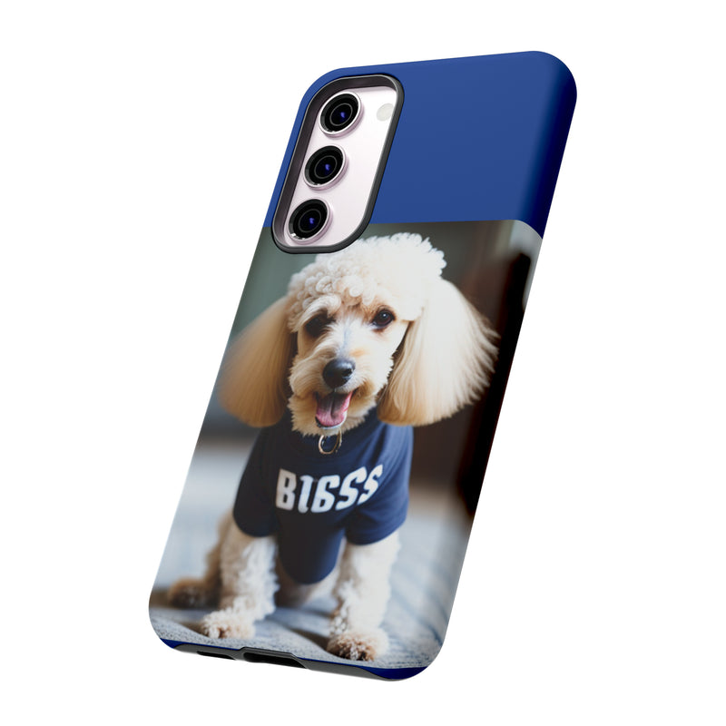 Bigss In Blue Tough Cases. All iPhone 15, 14, 13, 12, 11, X, 8 , Google Pixel 7, 6, 5, Samsung Galaxy 23, 22, 21, 20, 10