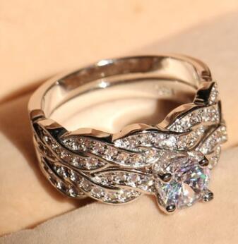 wedding ring set men and women couple ring jewellery New set of rings