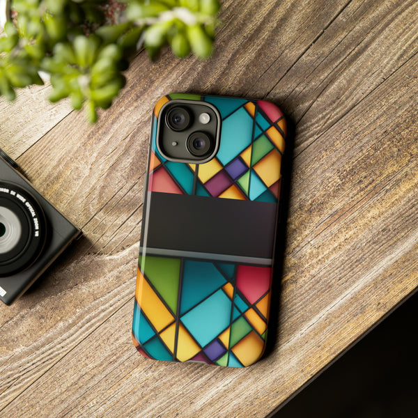 Geometric Patterns Tough Cases  All iPhone 15, 14, 13, 12, 11, X, 8 , Google Pixel 7, 6, 5, Samsung Galaxy 23, 22, 21, 20, 10